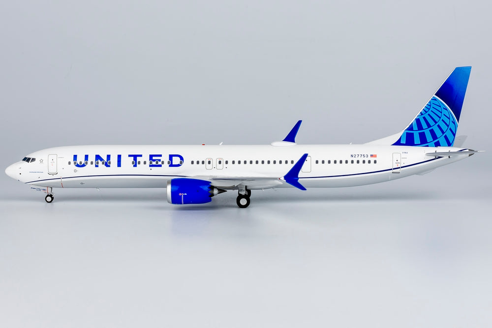 NG Models 95001 United Airlines Boeing 737 MAX 10 N27753 1:200 with Stand