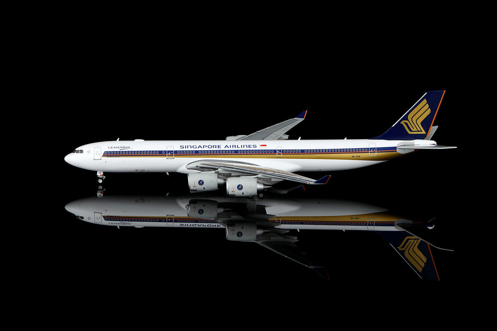 HX Models Singapore Airlines Airbus A340-500 9V-SGA “Leadership” 1:400