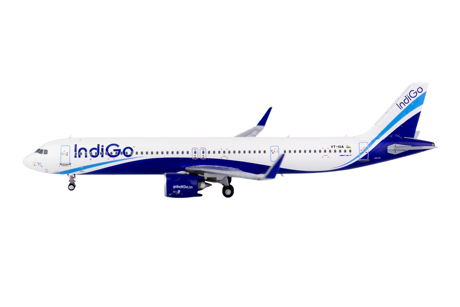 IndiGo Airbus A321neo VT-IUA 1:400 diecast aircraft model