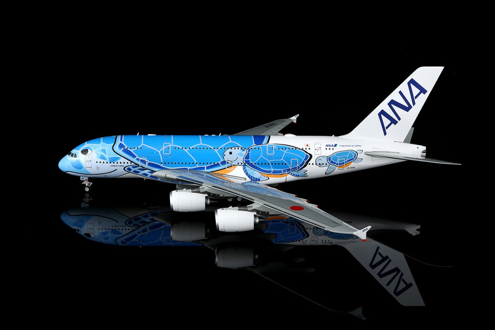 SQ Wings L2266 ANA Airbus A380-800 JA381A “Flying Honu” Blue Turtle 1:200