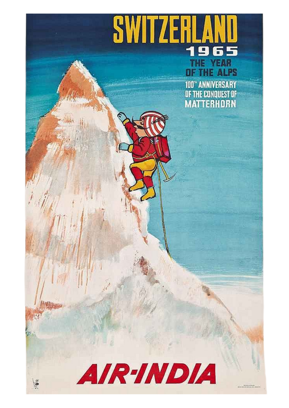 Switzerland 1965 – Vintage Travel Poster